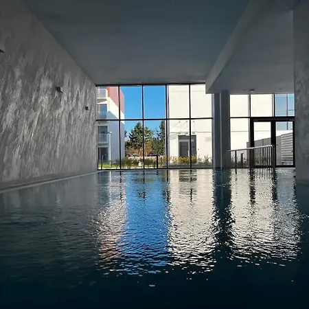 דירה Baltichoff Fun With Sea View, Basen, Spa, Gym, Sauna, Hala Sportowa Z Kortem Tenisowym Gąski