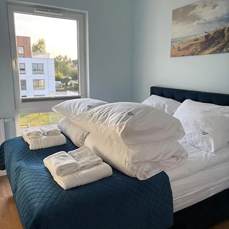 דירה Baltichoff Fun With Sea View, Basen, Spa, Gym, Sauna, Hala Sportowa Z Kortem Tenisowym *